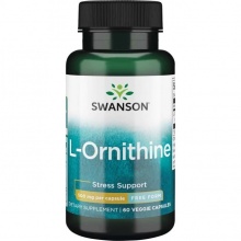  Swanson L-Ornithine 500 mg 60 