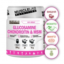  MuscleLab Glucosamine+Chondroitin+MSM 250 