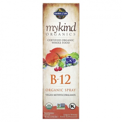 Garden of Life MyKind Organics B12 58 