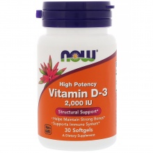  NOW Vitamin D-3 2000 30 