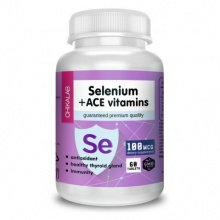 Витамины Chikalab Selenium + ACE vitamins 100 мг 60 таблеток
