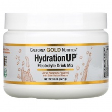  California Gold Nutrition HydrationUP Electrolyte Drink Mix 227 